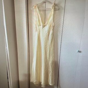 Elegant Cream Slip Dress